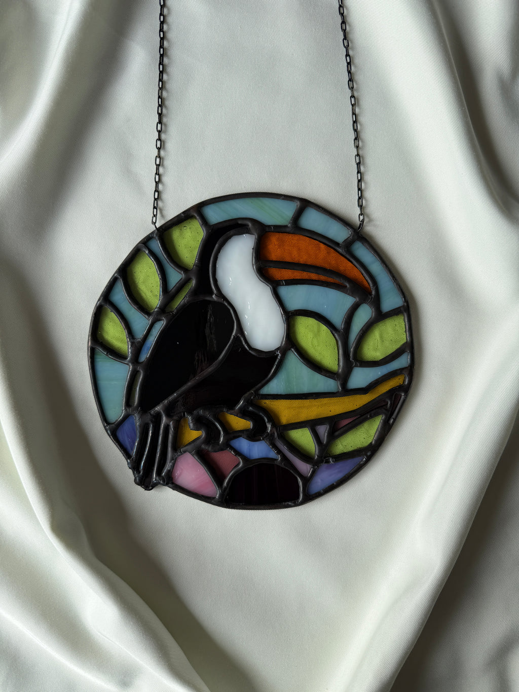 Stained Glass Suncatcher - Tucan