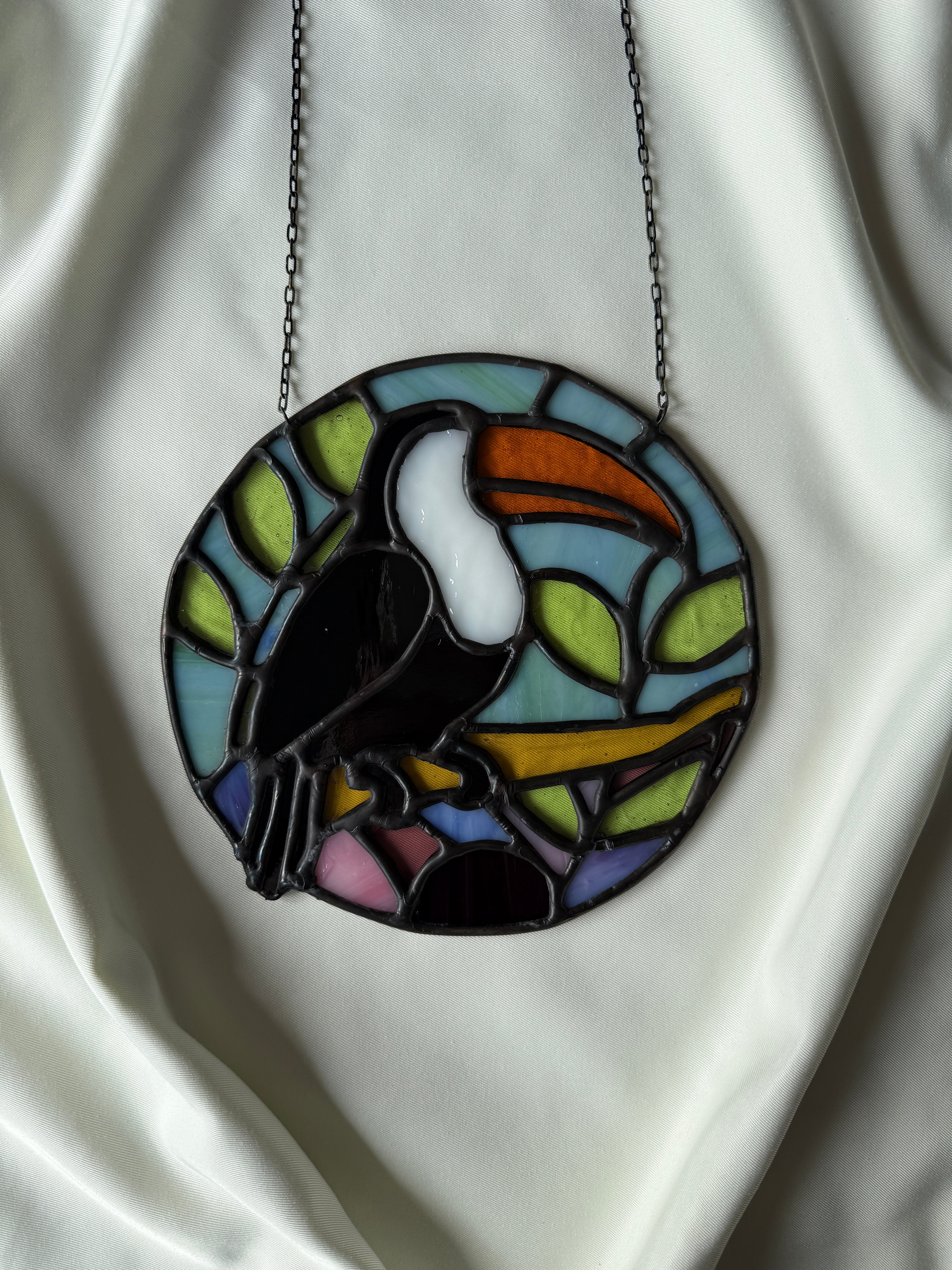 Stained Glass Suncatcher - Tucan