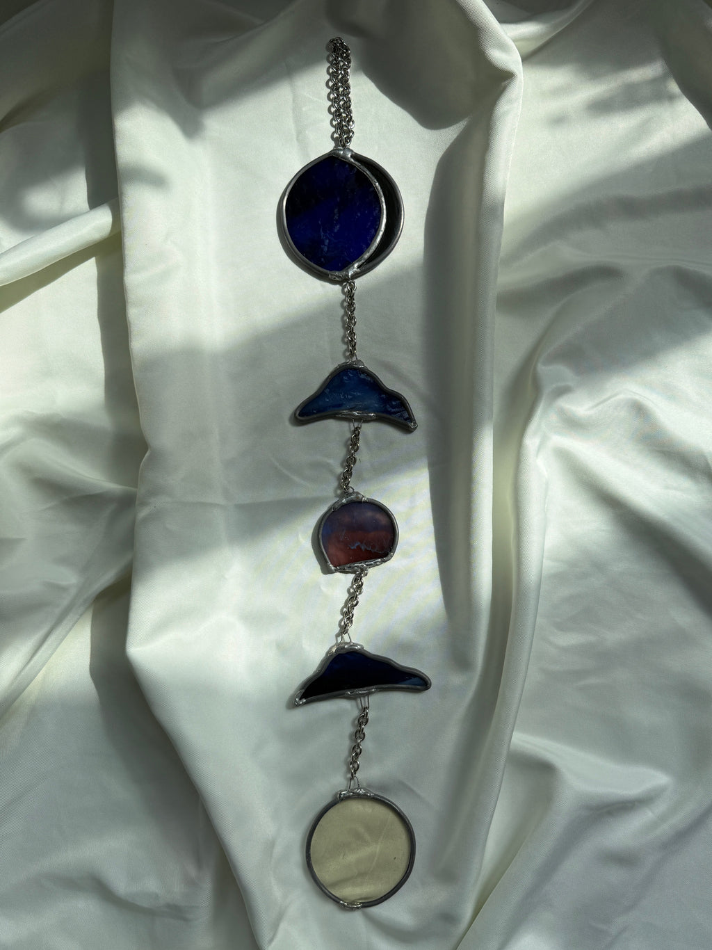 Moon&sun Celestial Chain of hangers Deep Blue