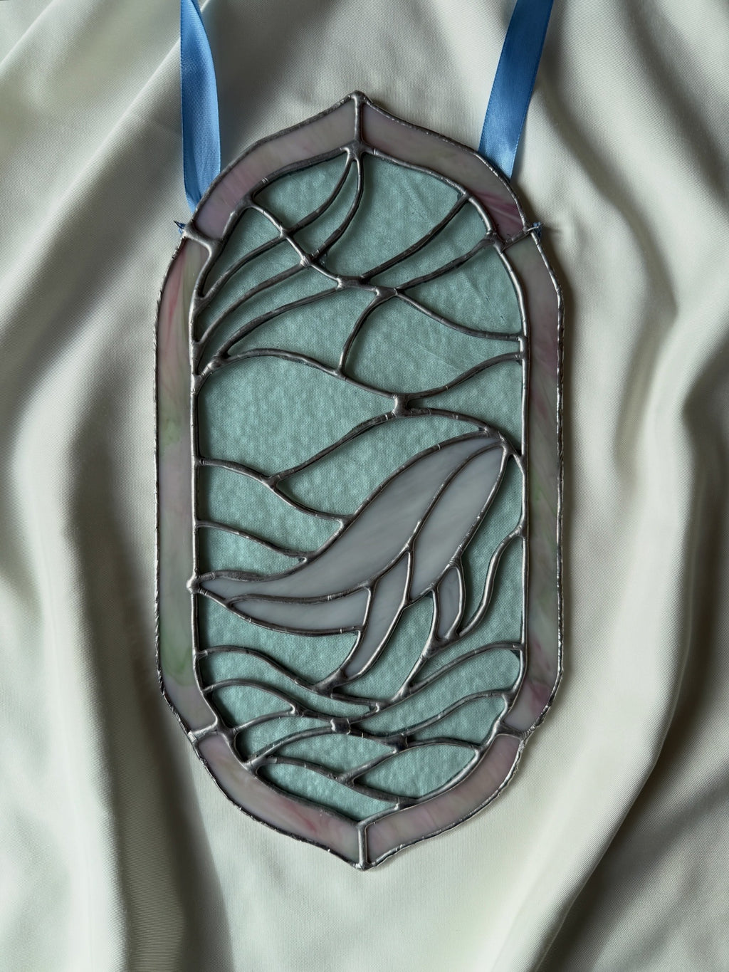 Stained Glass Suncatcher - The Big Whale