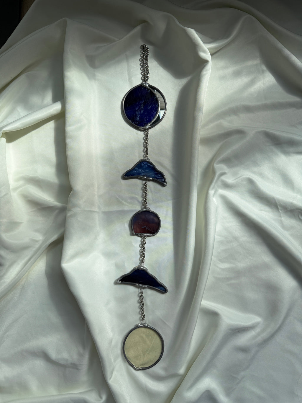 Moon&sun Celestial Chain of hangers Deep Blue