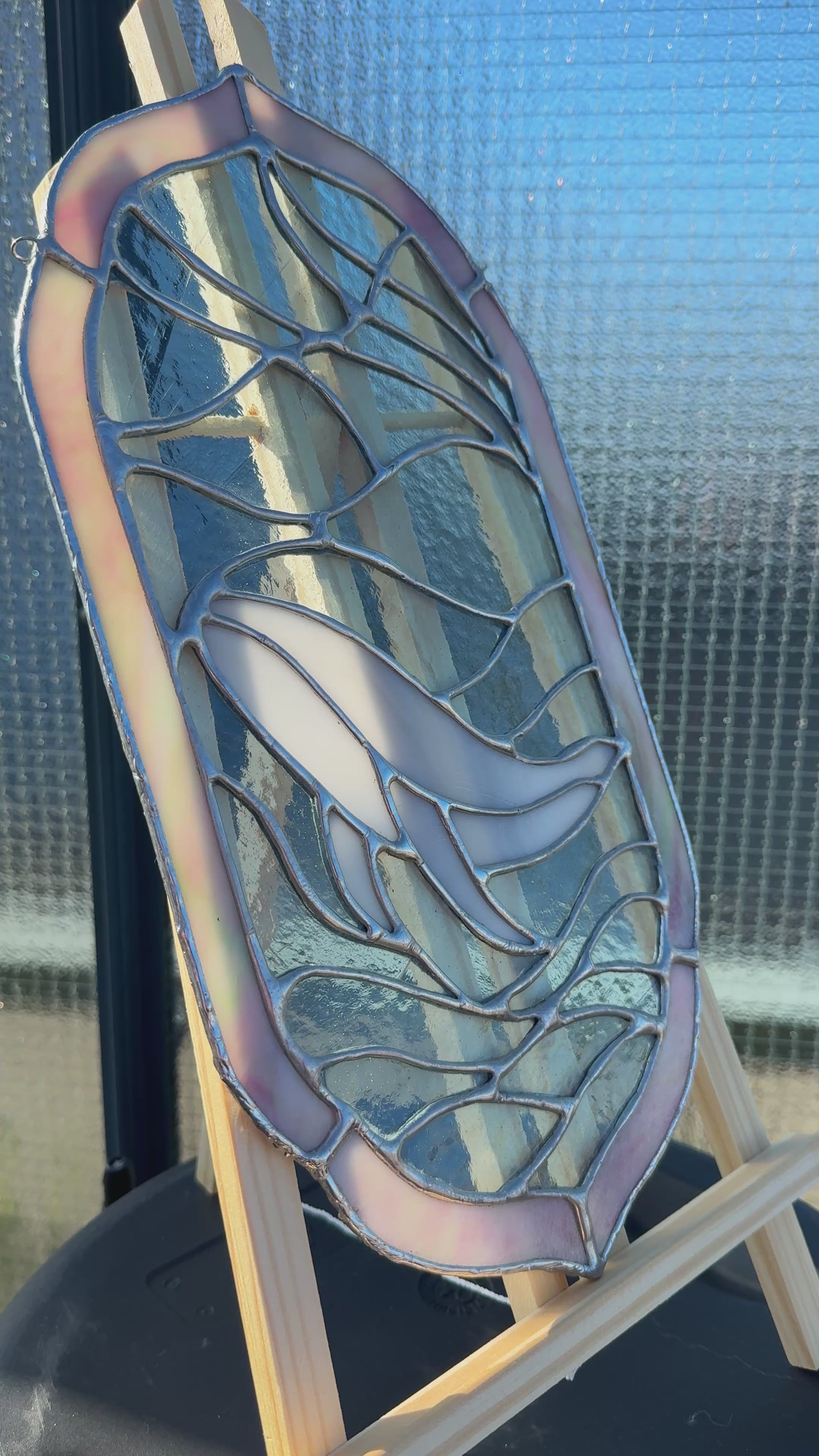 Stained Glass Suncatcher - The Big Whale